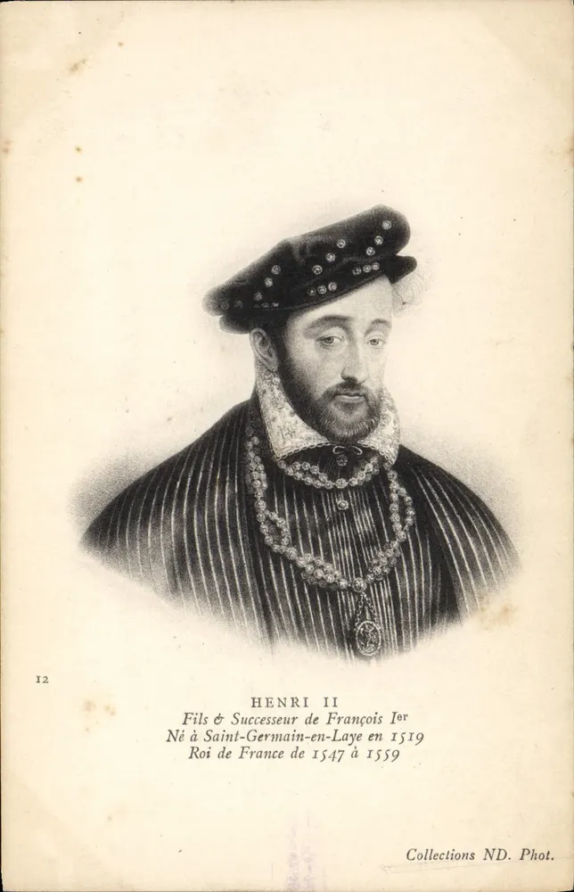 Henri II — König von Frankreich 1547-1559 — Sammlung ND. Phot. - Vorderseite