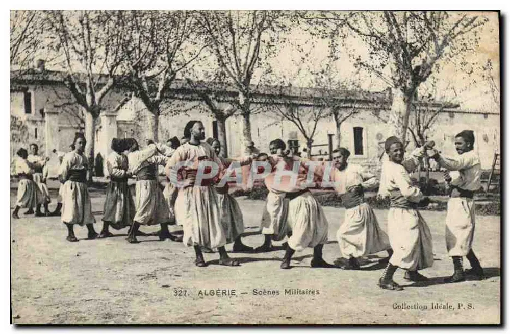 Argélia — Cenas Militares — Coleção Ideal, P.S. n°327 - Frente