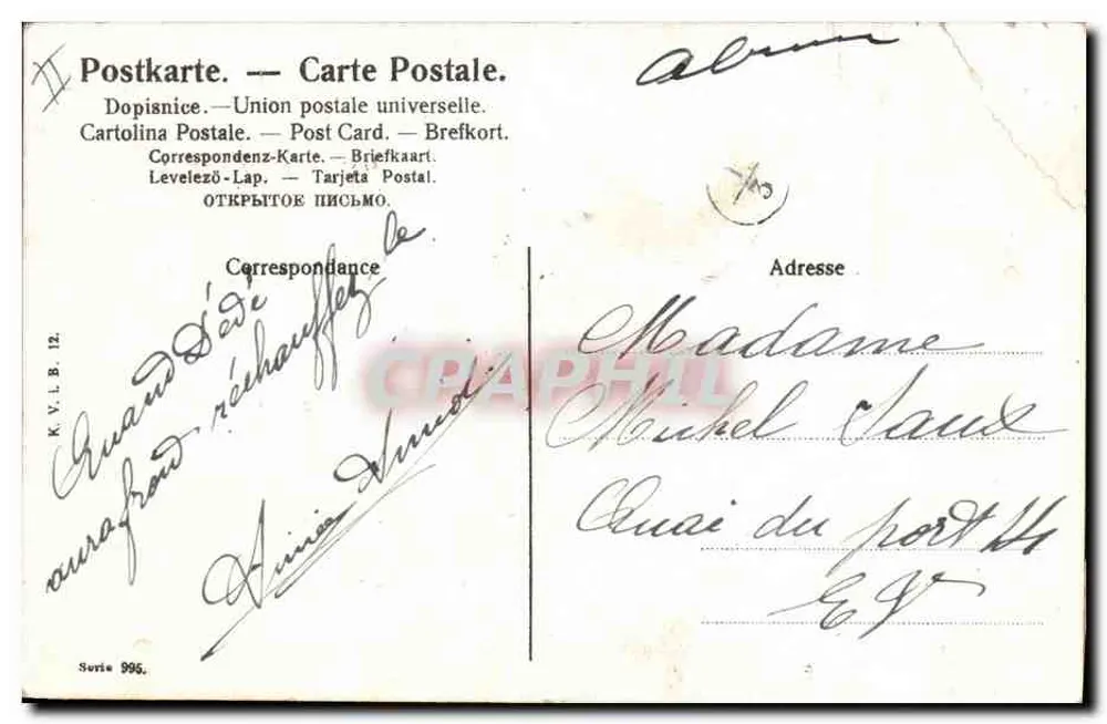 Babes dans une marmite — cena satírica — K.Y.L.B. 996 - Verso