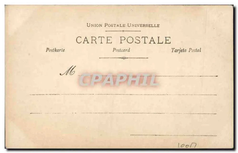 Lavallière — Portrait der Schauspielerin — Reutlinger Paris, n° 90/5 - Rückseite