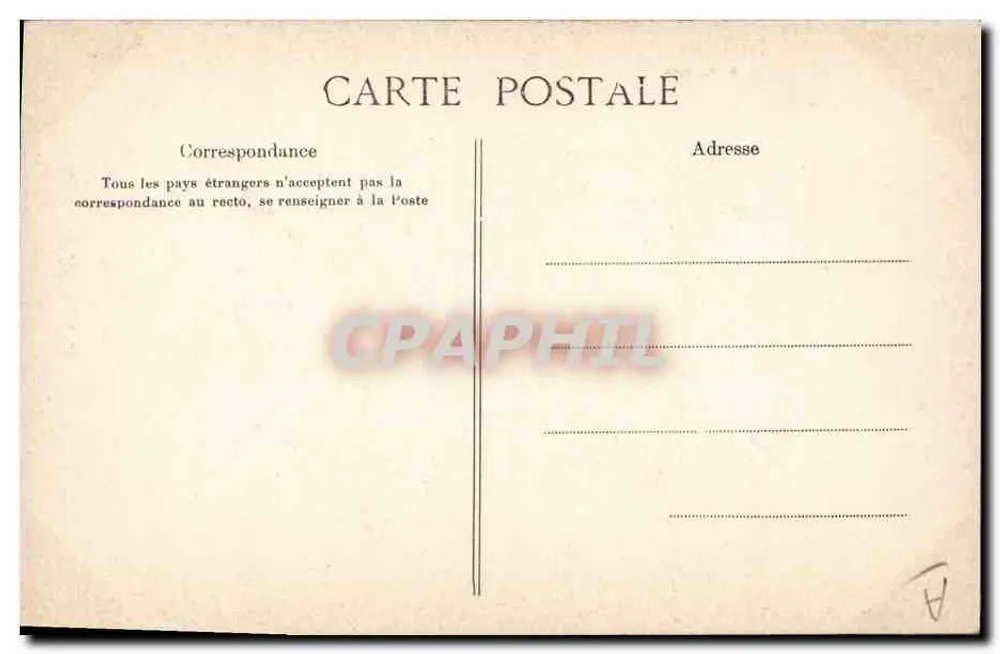 Porträt eines Mannes in historischem Kleidungsstück — Künstlerische Sammlung VIN DÉSILES — G. P., Paris - Rückseite