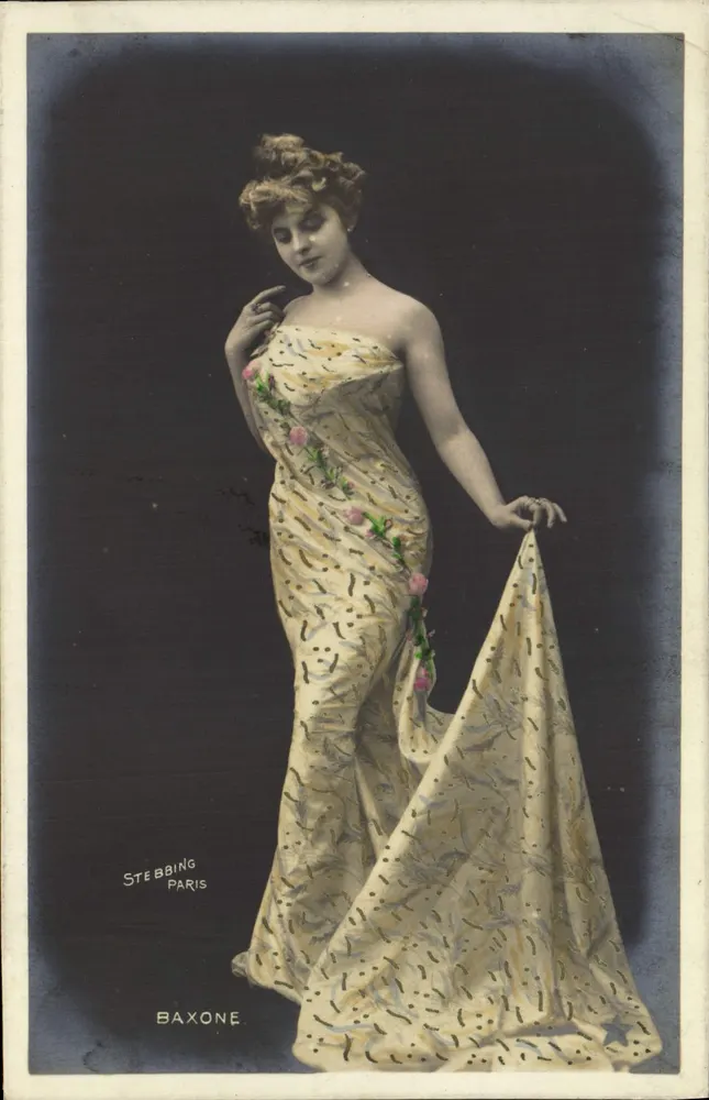 Frau in Abendkleid — Stebbing Paris — Serie Nr. 843 - Vorderseite