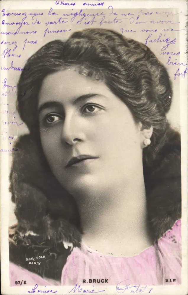 Porträt von Louise Marie Brunit — R. Bruck, Paris, Nr. 97/2 - Vorderseite
