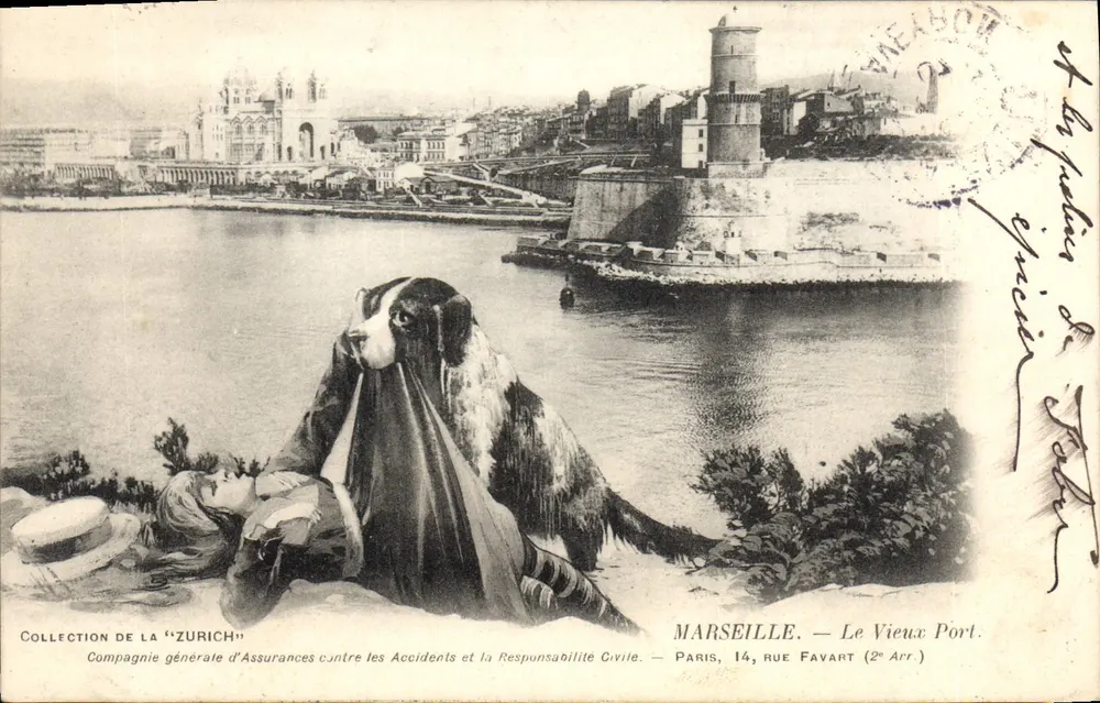 Marseille — Der alte Hafen — Sammlung der « ZURICH » - Vorderseite