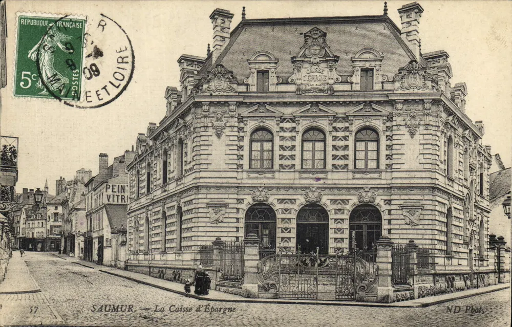 Saumur — La Caisse d'Épargne — ND Phob, n°57 - Voorkant