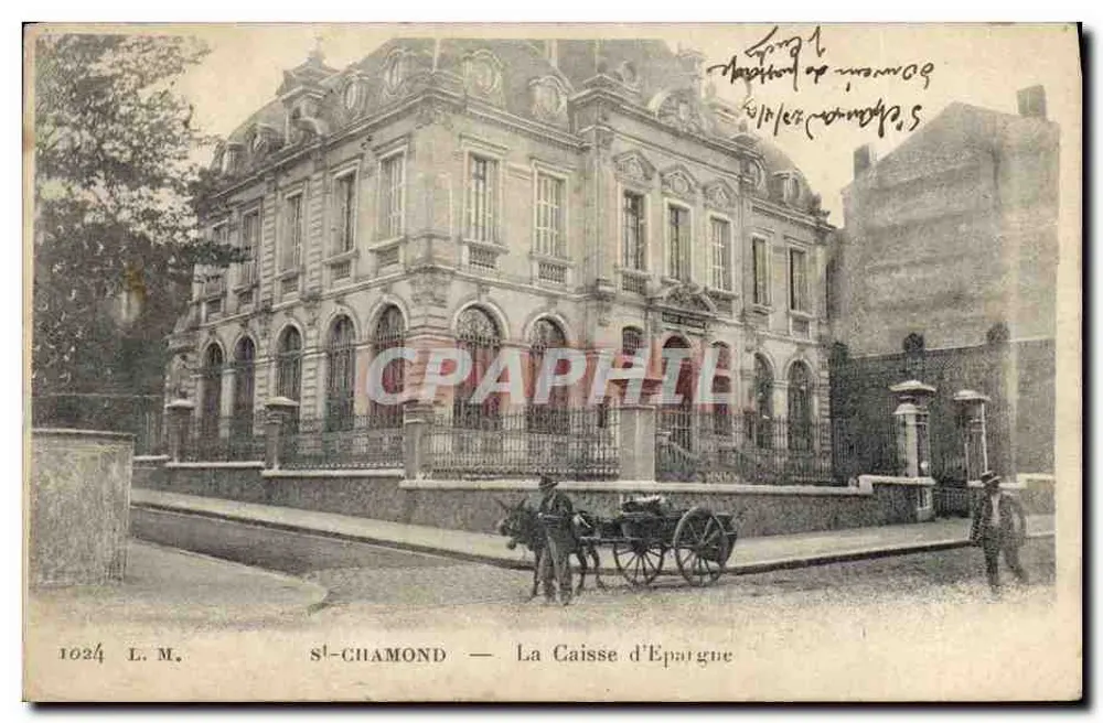 Saint-Chamond — Die Sparkasse — E.M. n°1024 - Vorderseite