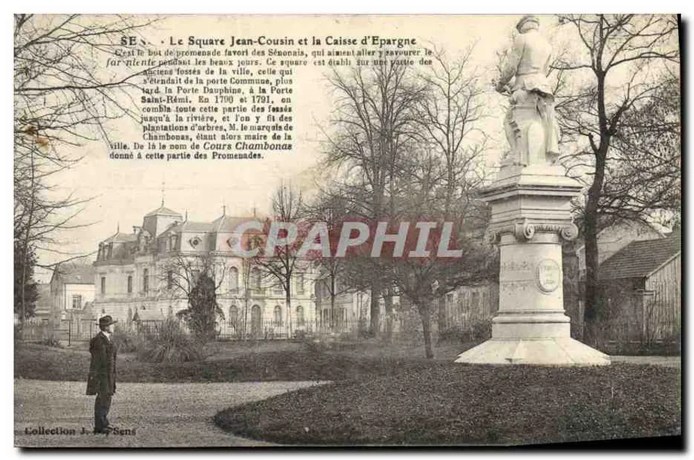 Square Jean-Cousin und die Sparkasse — Sceaux — Sammlung J. P. Sens - Vorderseite