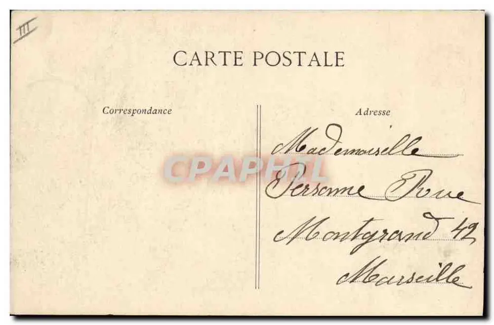 A Auvergne Pittoresca — Um Camponês — Coleção V. D. C. Pédith, n°118 - Verso