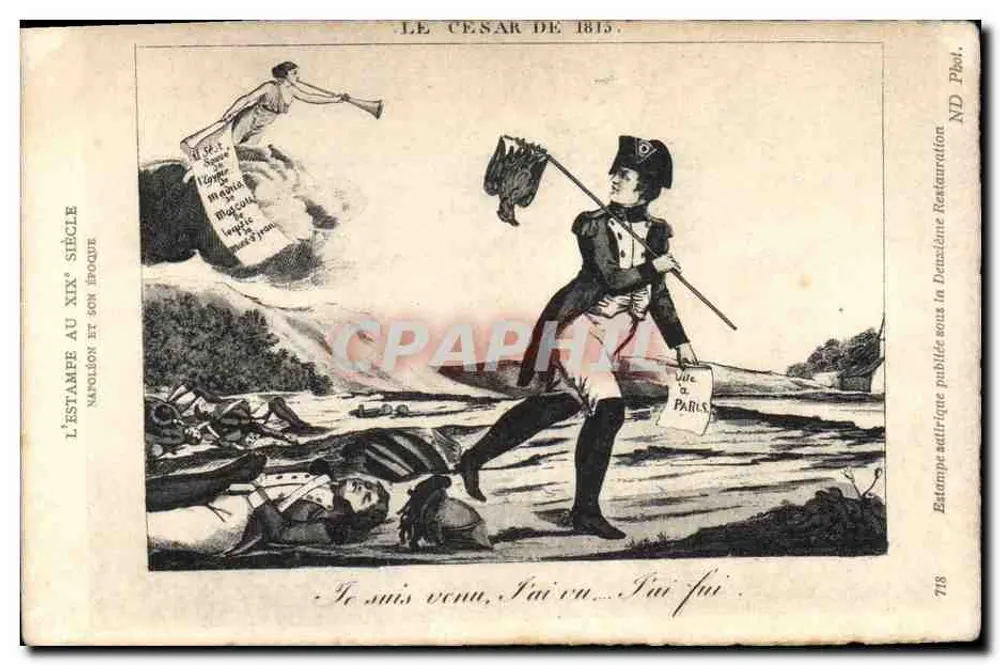 Napoleão e sua época — O César de 1815 — Editor NID Piel, n°718 - Frente