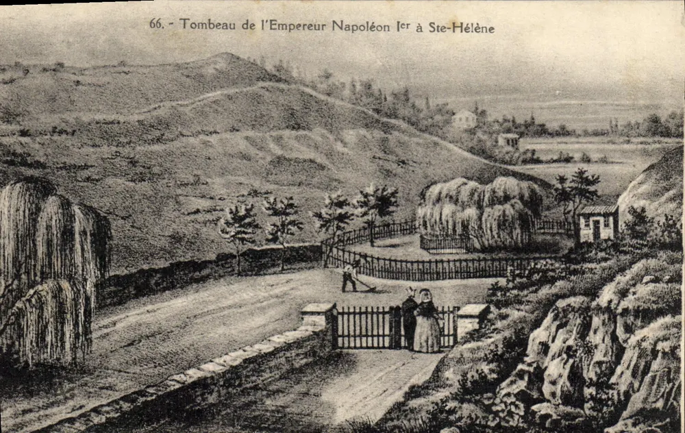 Grab des Kaisers Napoleon I. auf Saint Helena — Vintage Postcard/Antike Ansichtskarte n°66 — Verlag "Phototypie Abstile" Paris - Vorderseite