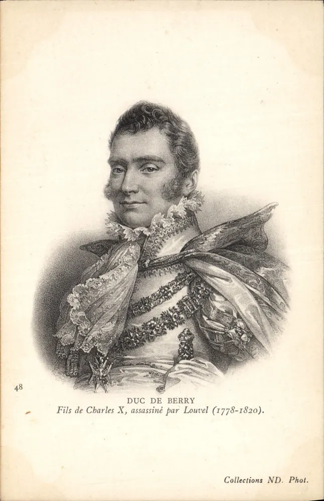Duke of Berry — Sohn von Charles X, ermordet von Louvel (1778-1820) — Collections ND. Phot. n°48 - Vorderseite