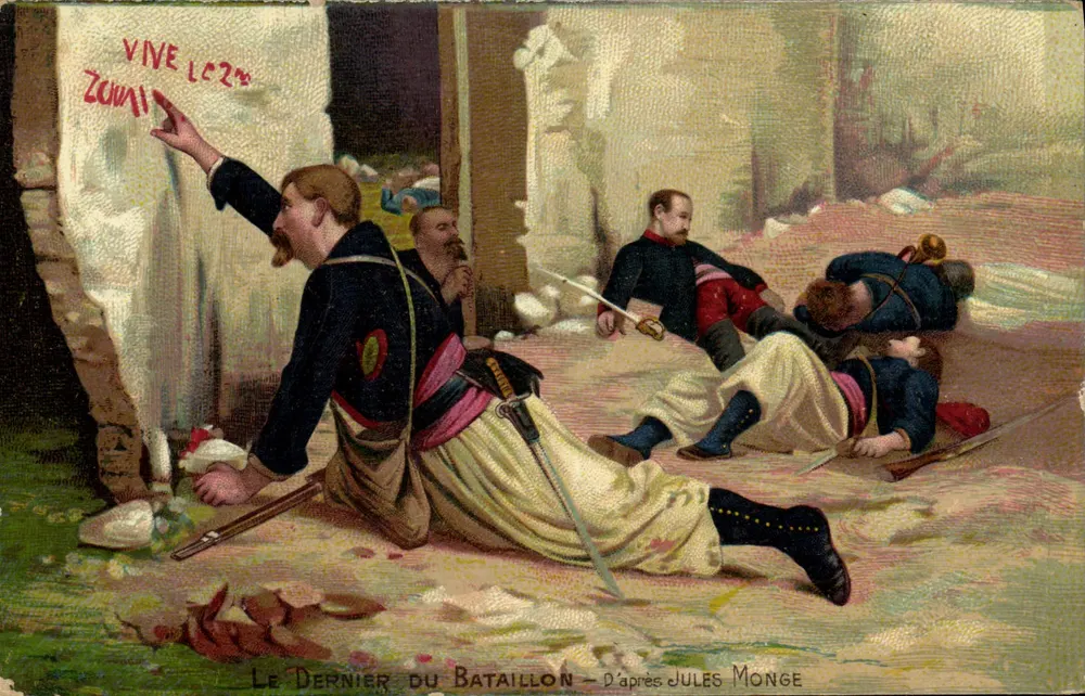 Der Letzte des Bataillons — Nach Jules Monge - Vorderseite