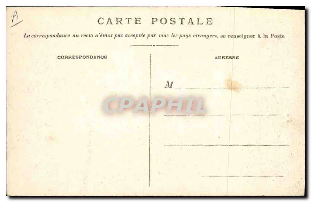 La Valbonne (Ain) — Der 2. Zouave — Phototype d'Art. J. Blanc, 84, rue Phalempin, Lyon - Rückseite