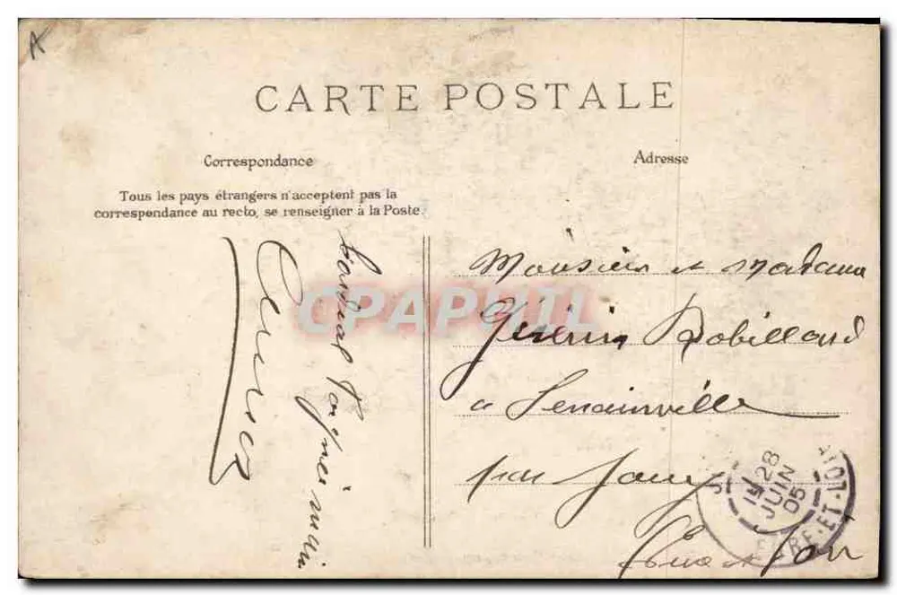 MAISONS-LAFFITTE — Die Zouaves am Lager — Zusammenkunft — Cliclé P. Soulier, Buchhändler, Maisons-Laffitte - Rückseite