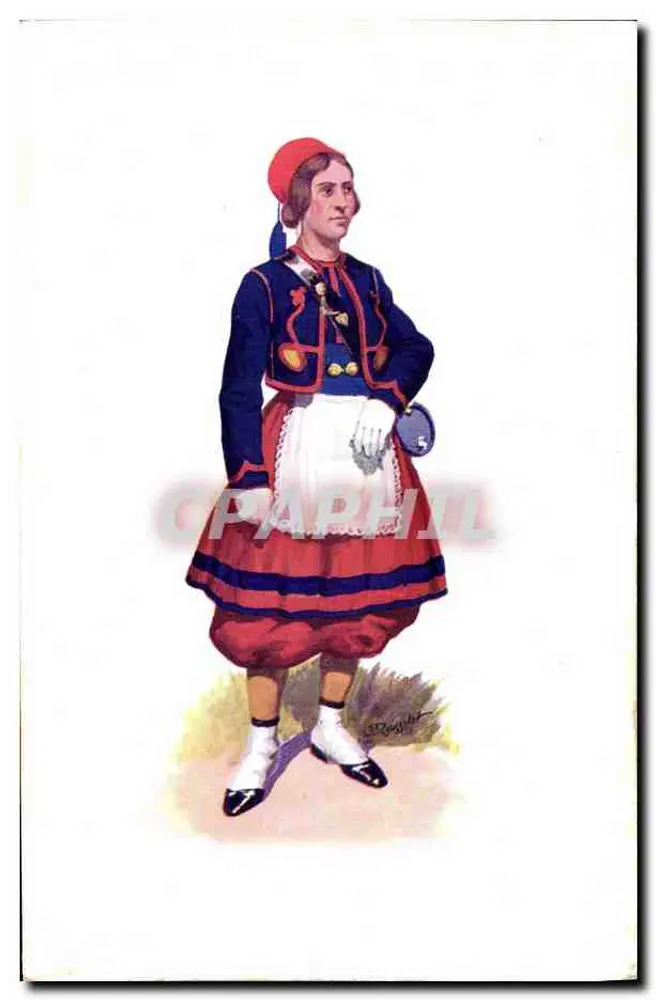 Zouaves — Zouaves Algeriens — Musée Maréchal Franchet d'Espèrey, Paris - Vorderseite