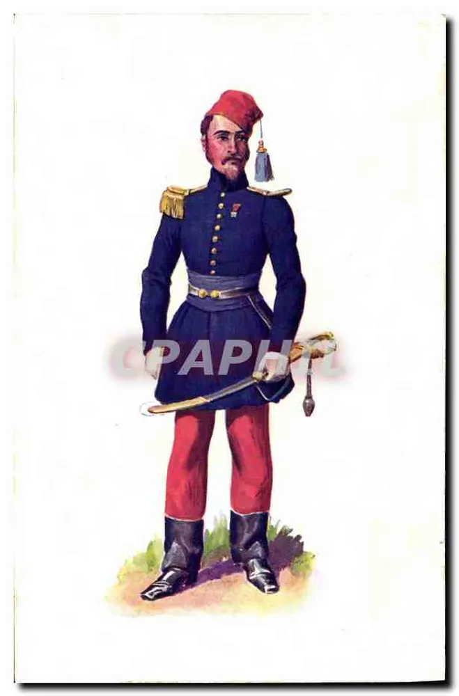 Algerischer Zouave — 1832 — Musée Maréchal Franchet d'Espèrey, Paris - Vorderseite