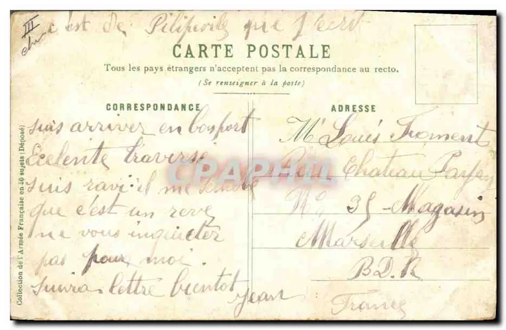 Zouave — 37 - ZOUAVE — A. Palm de Rosa - Verso