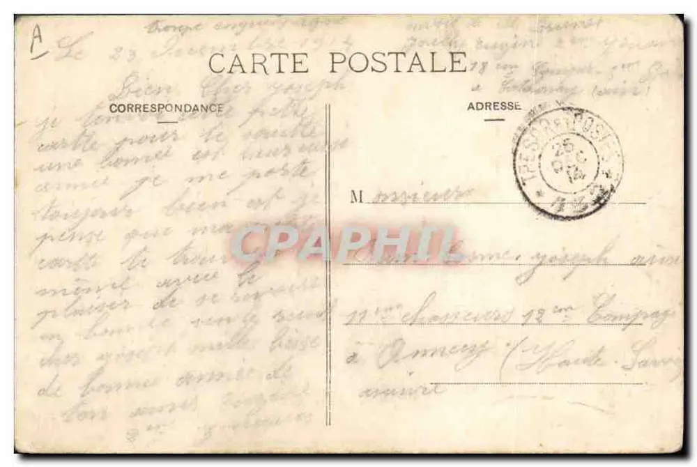 Flagge der 2. Zouaves — Mit der Ehrenmedaille der Legion of Honour für die Schlacht von Magenta am 4. Juni 1859 — Craveys, Foto, 20, Rue d'Arzew, Oran - Rückseite
