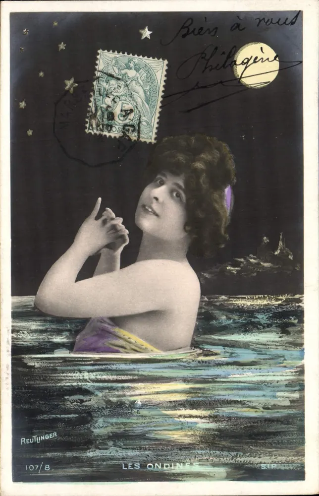 Die Nymphen — S.I.P. — Reutinger 107/8 - Vorderseite
