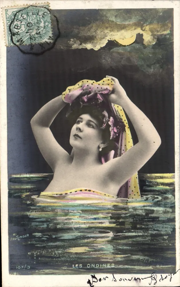 Les Ondines — Reutlinger 107/3 — Verleger Reutlinger - Vorderseite