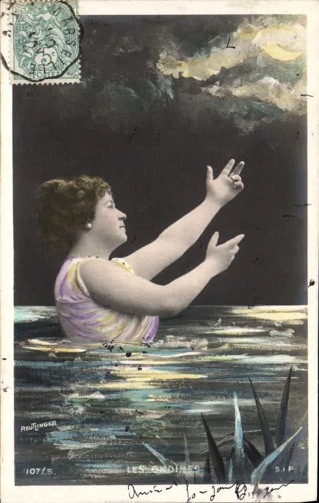 Die Nymphen — Reutlinger, Nr. 107/5, S.I.P. - Vorderseite