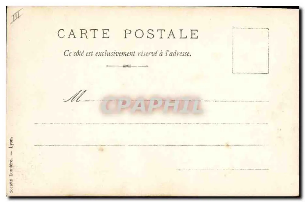 Afrikanerin — Portrait — Société Lumière, Lyon - Rückseite