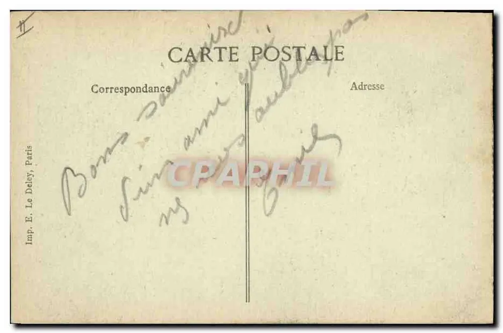 Toulon — A Caixa de Economia — Editor Chapleux Moderno, n°132 - Verso