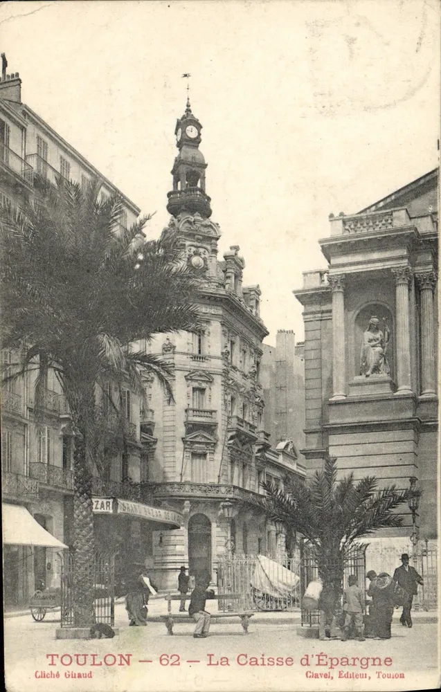 Toulon — A Caixa de Poupança — Clavel, Editor, Toulon - Frente