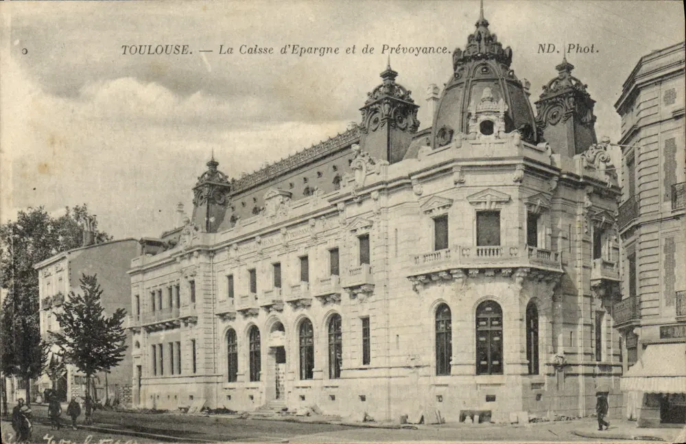 Toulouse — Die Sparkasse und Vorbeugungskasse — ND. Phot. - Vorderseite