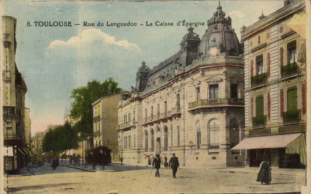 Toulouse — Rue du Languedoc — La Caisse d'Épargne - Vorderseite