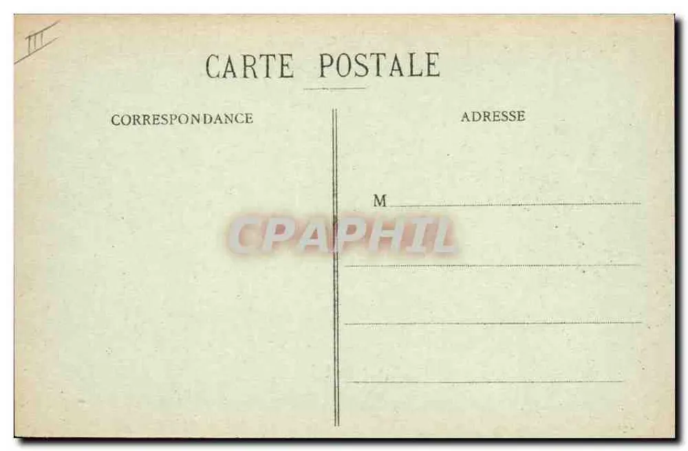 Die Bourrée aus der Auvergne — Clermont-Ferrand — unbekannter Verlag, Seriennummer 313 - Rückseite