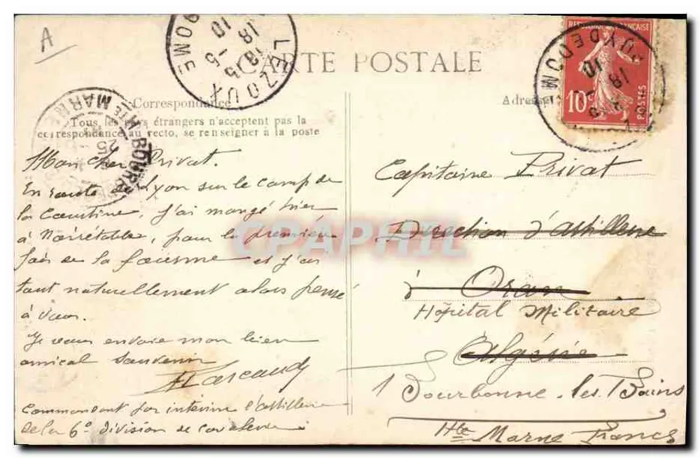 Duas Auvergnates — A Auvergne pitoresca — V.D.C. n°42 - Verso