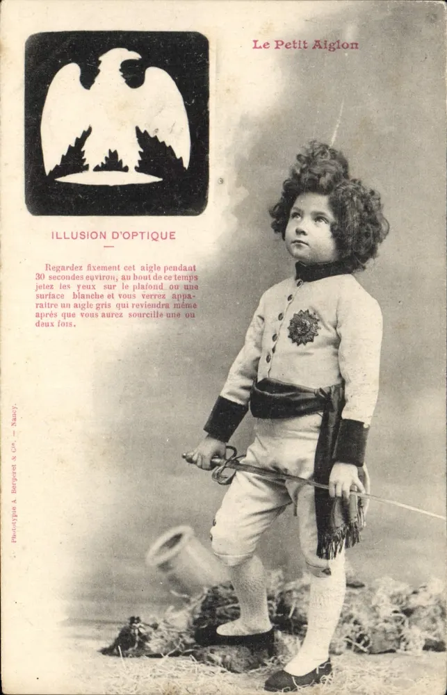 Der kleine Adler — Optische Täuschung — Phototype A. Banyoret & Cie — Nancy - Vorderseite