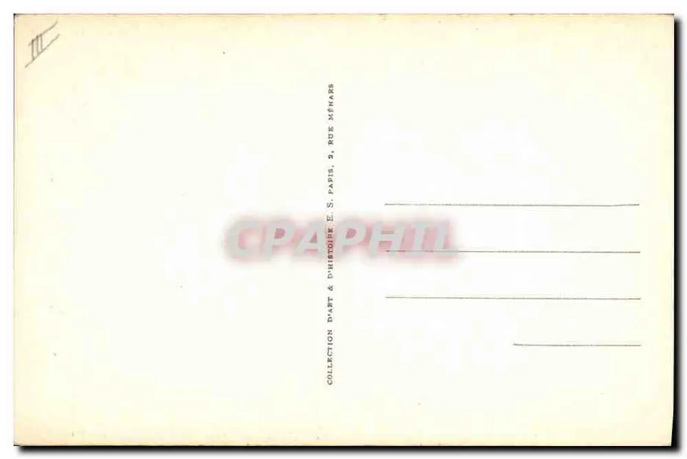 Charette de la Contrie — François Athanase — Coleção Dart & d'Histoire E.S. Paris - Verso