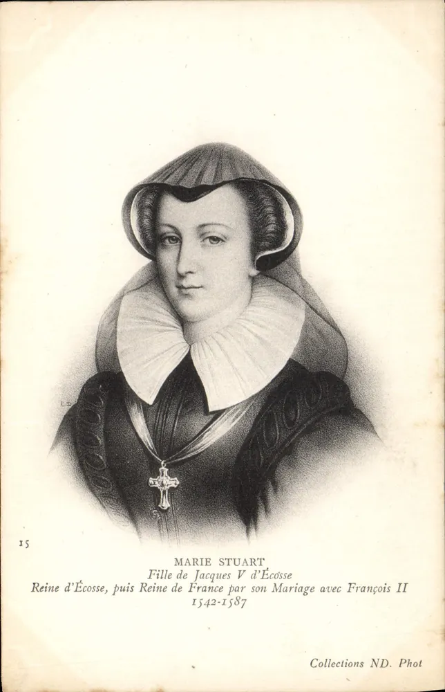 María Estuardo — Reina de Escocia y luego Reina de Francia — Collections ND. Fotografía - Anverso