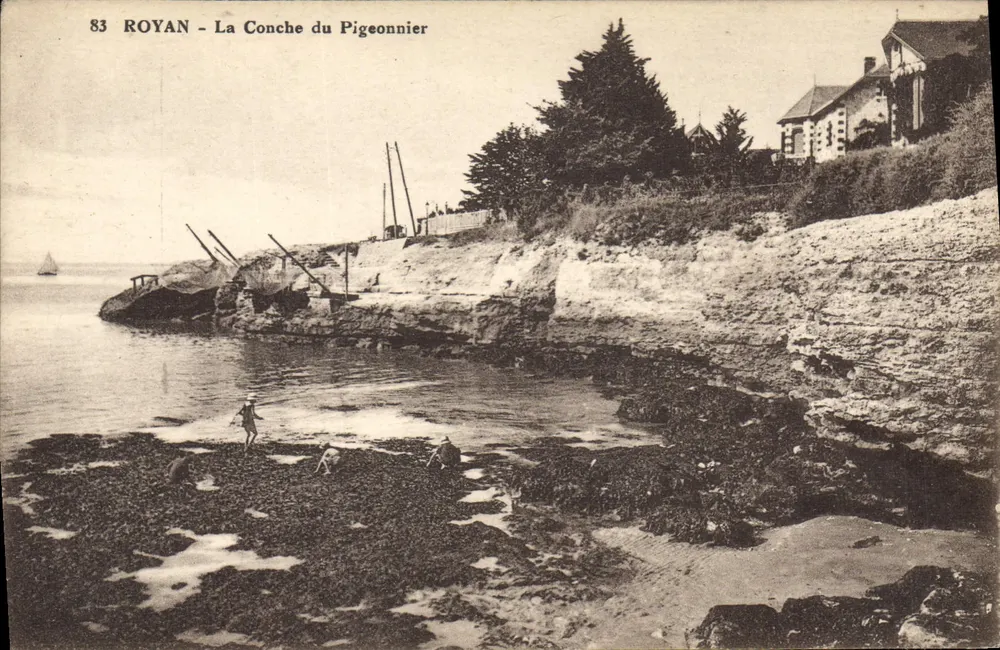 Royan - La Conche du Pigeonnier — Ansichtskarte Nr. 83 - Vorderseite