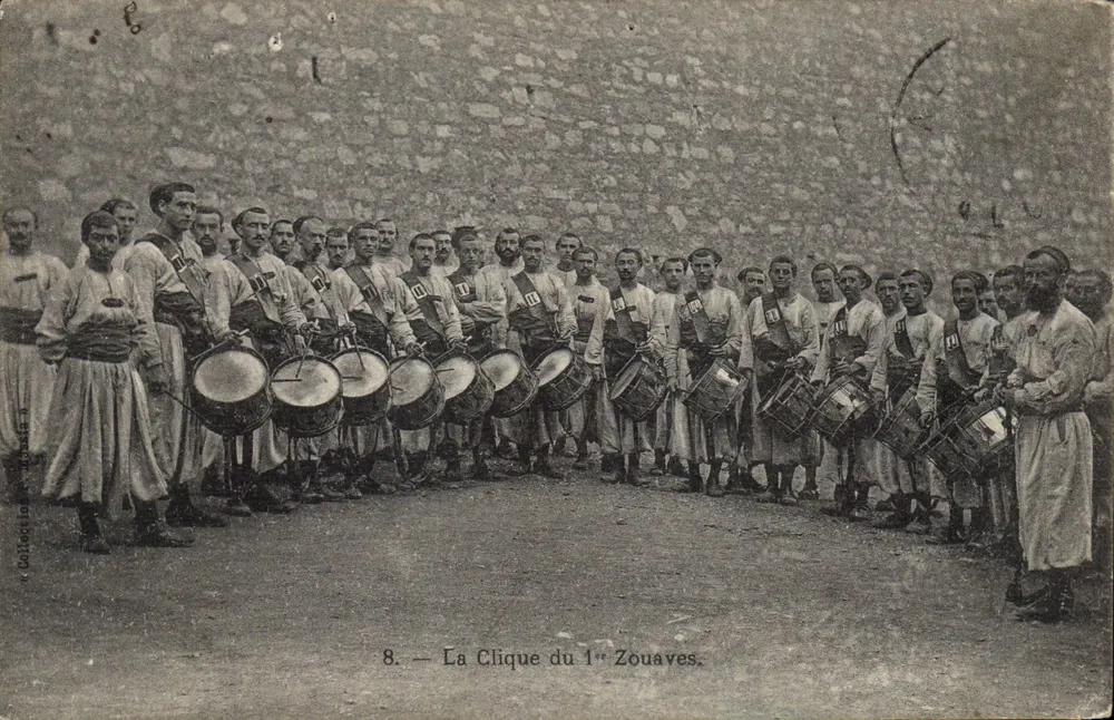 Die Gruppe der 1. Zouaves — 8 — Die Gruppe der 1. Zouaves - Vorderseite