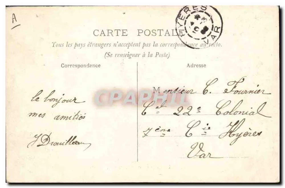 Die Gruppe der 1. Zouaves — 8 — Die Gruppe der 1. Zouaves - Rückseite