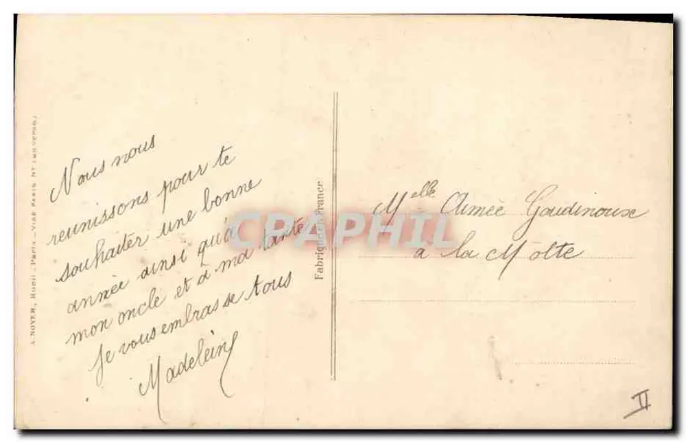 Frau in patriotischer Kleidung mit Gewehr — Patriotic 1085 — Verlag Patriotic - Rückseite