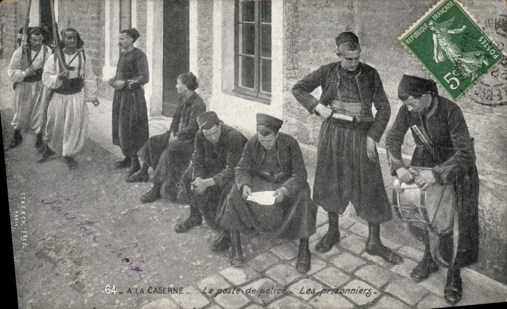Die Kasematte — Die Polizeistation — Die Gefangenen — Straern-Féres - Vorderseite