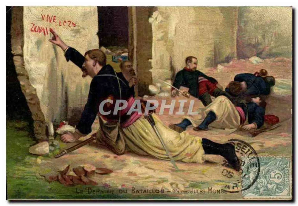 Der Letzte des Bataillons — Nach Jules Monge - Vorderseite