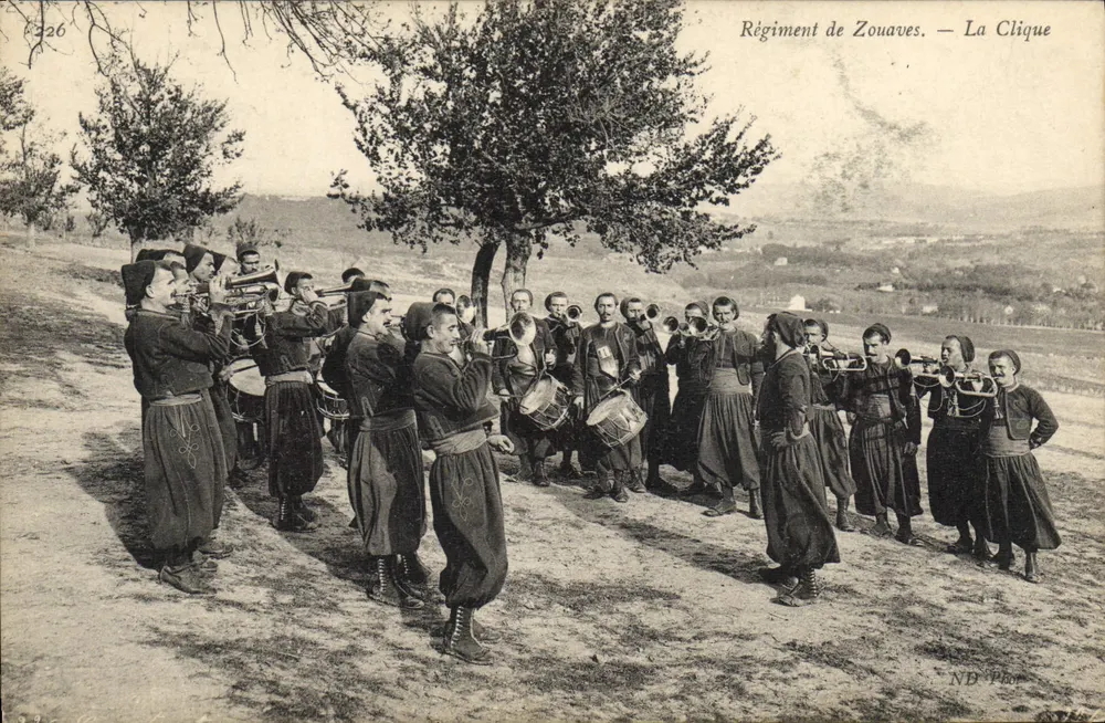 Zouaven-Regiment — La Clique — ND Phor - Vorderseite