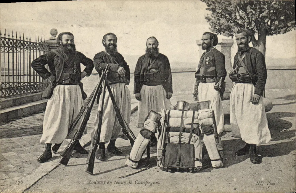 Zouaves in Kampfkleidung — ND Phot, n°176 - Vorderseite