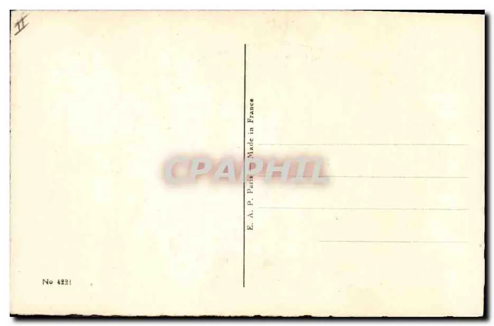 Kinder spielen mit dem Mond — astrologische Vorhersage — E.A.P. Paris, n° 4221 - Rückseite