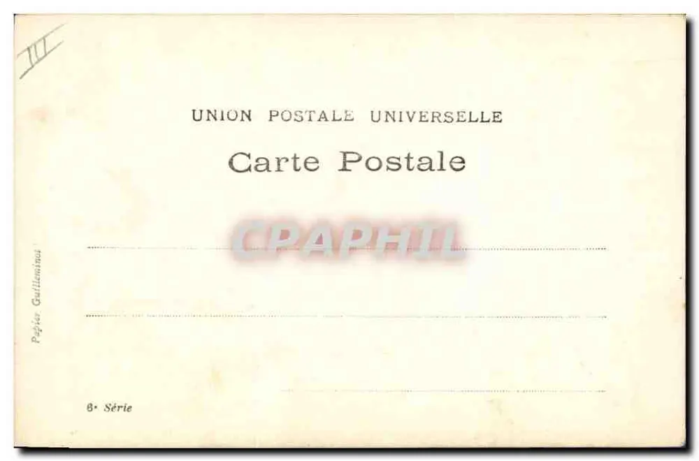 Gesicht einer geschwärzten Frau — Portrait — Casino de Paris, Verlag Wajery Paris, Serie B* - Rückseite