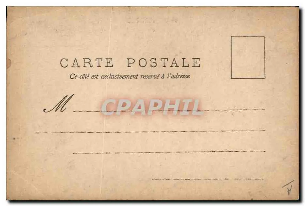 Coquelin Aîné — Retrato de homem sentado em um salão ricamente decorado — O.E.P. - Verso