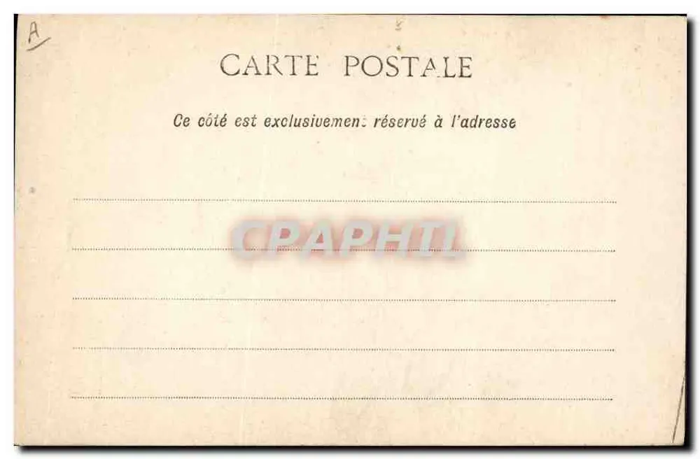 Marquuerite Labady — Profilporträt — Künstlerkollektion VIN DÉSILES, G.P. Paris - Rückseite