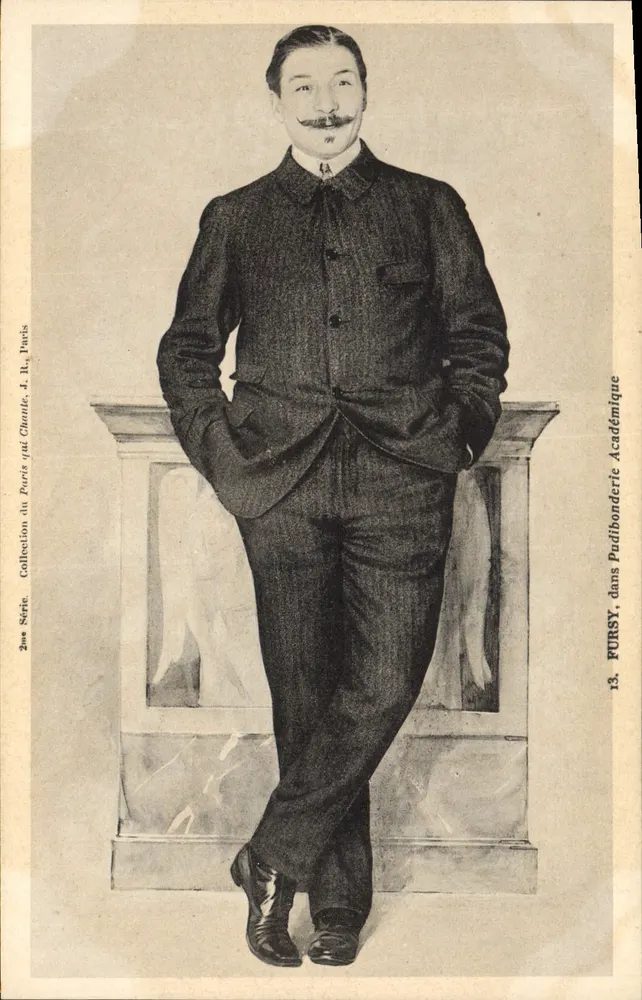 Fursy in der Akademie — 2. Serie — Sammlung von Paris, das singt, J. R., Paris - Vorderseite