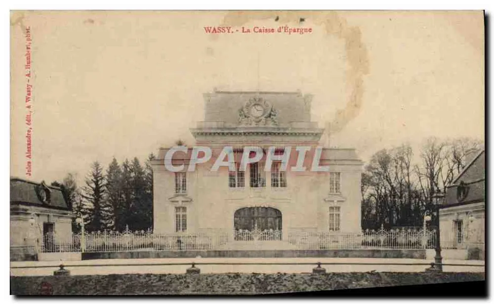 Wassy - A Caixa de Poupança — Joës Alexandre, editor, Wassy - Frente