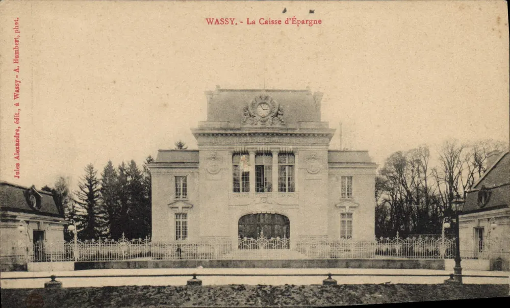 WassY - A Caixa de Economia — Jules Alexandre, editor, em WassY - Frente